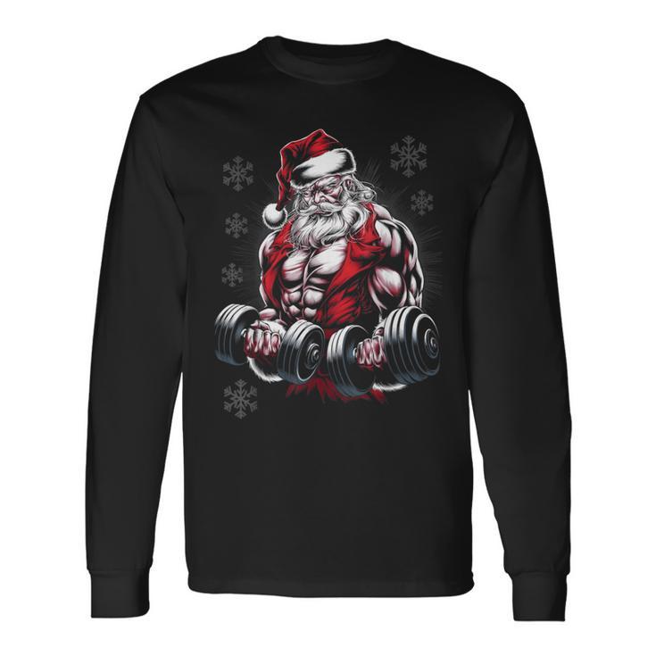 Sweatshirt Merry Liftmas No Lift No Gift – Père Noël Musclé Musculation Noël Fitness