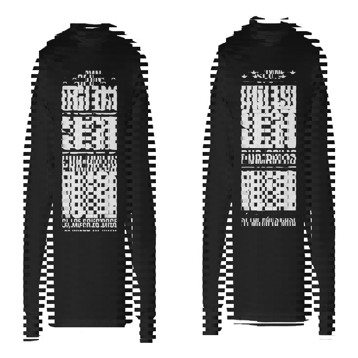 Preciosa Idea De Regalo De Nuera Para Unuegro Camiseta de manga larga