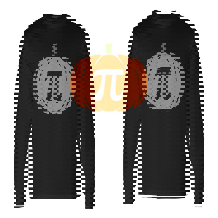 Pumpkin Pi Math Pun Thanksgiving Long Sleeve T-Shirt Gifts ideas