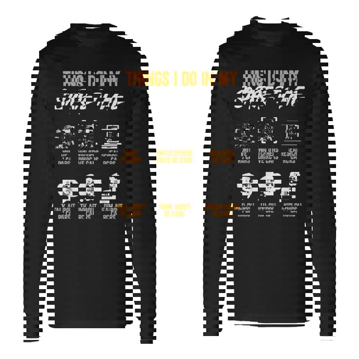 RC Cars Things I Do In My Spare Time Radio Controlled Cars Long Sleeve T-Shirt