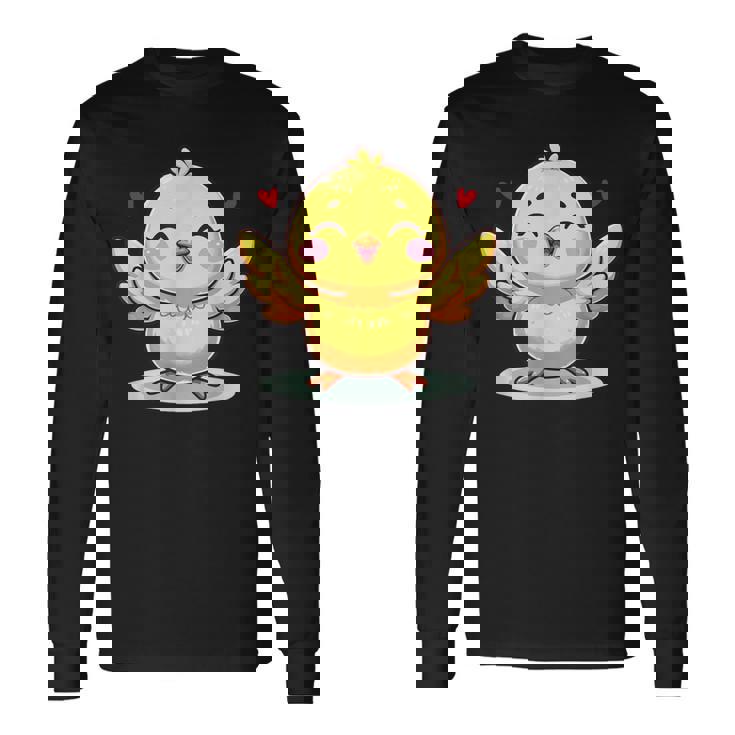 Simpáticos Pollitos De Granja Camiseta de manga larga