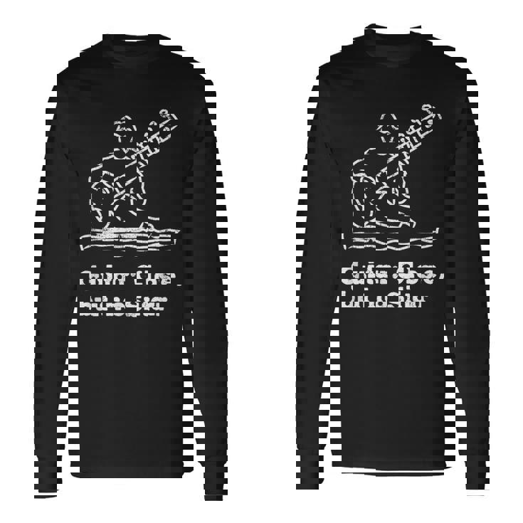 Sitar Indian And India Music Sitar Player Gift Long Sleeve T-Shirt