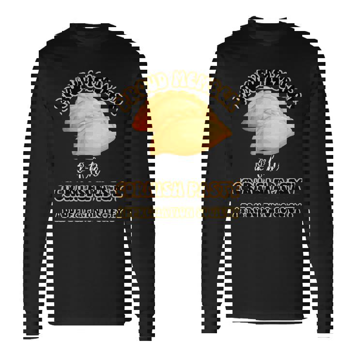 Société D'appréciation Des Membres Fiers De Cornish Pasty T-shirt à manches longues