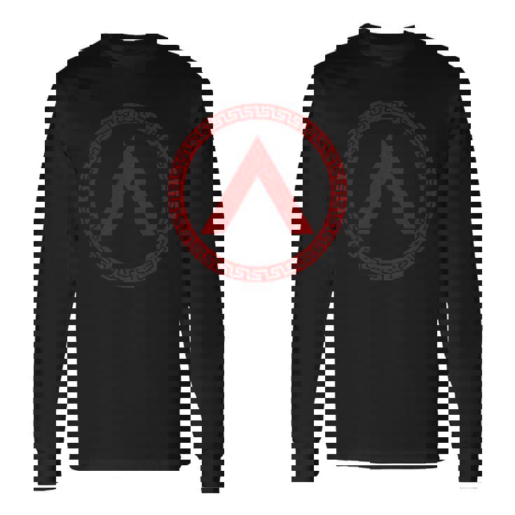 Sparta シンボル スパルタンシールド ランダ ラコニア 長袖Tシャツ