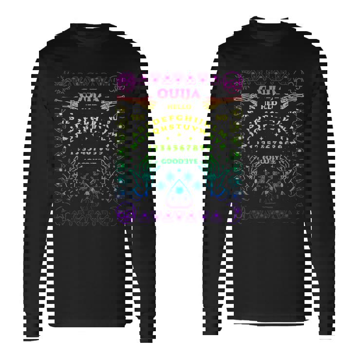 Spirit Ouija Board Pastel Goth Witchcraft Witch Wicca Spirit Long Sleeve T-Shirt