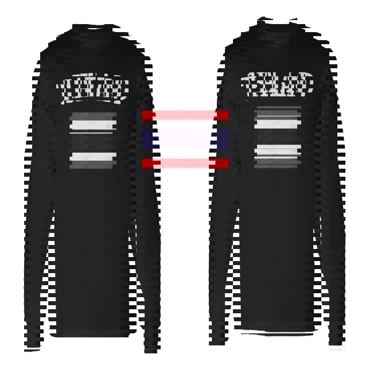 Thai Pride Flag Thailandia Grande Regalo Maglietta a maniche lunghe Ideas de regalos