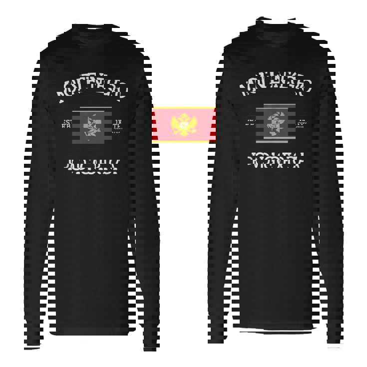 Historia De Montenegro Camiseta de manga larga