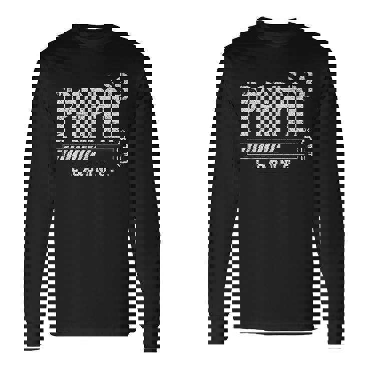 Uomo Futuro Papà Bambina Annuncio Per Papà Terzo Figlio Maglietta a maniche lunghe