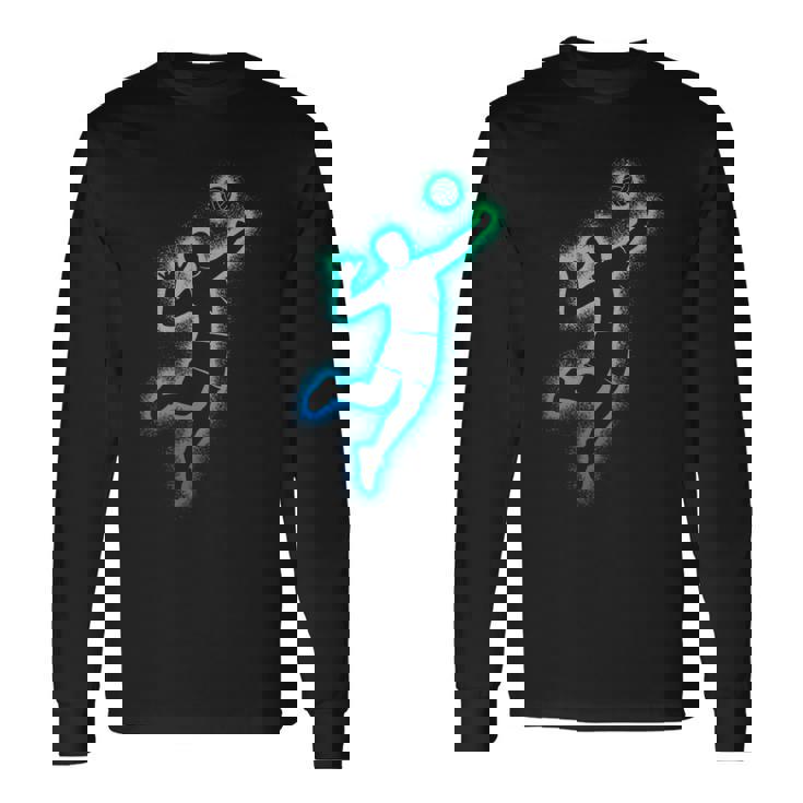 Volleyball Players Team Boys Volleyball Long Sleeve T-Shirt