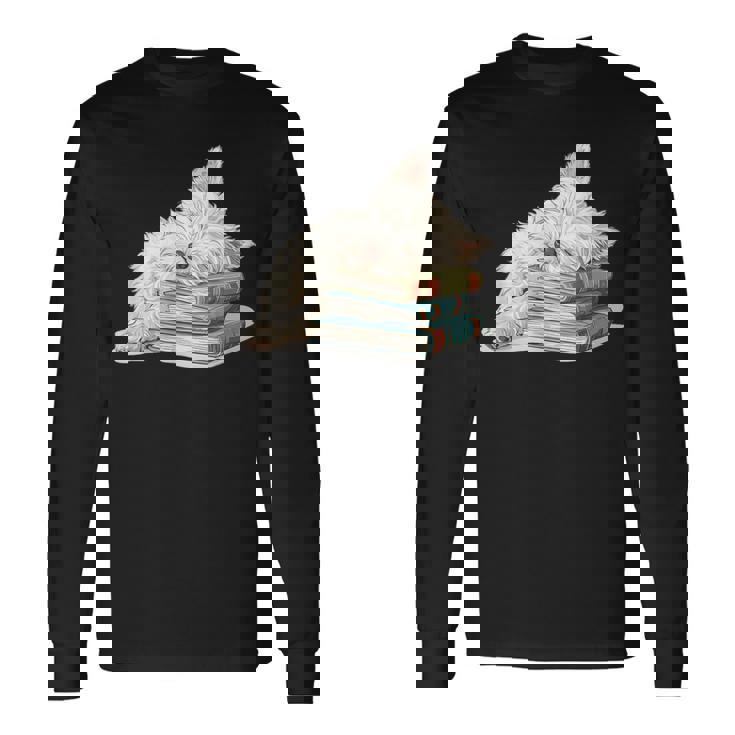 West Highland Terrier Books 犬種 ウェスティ 長袖Tシャツ