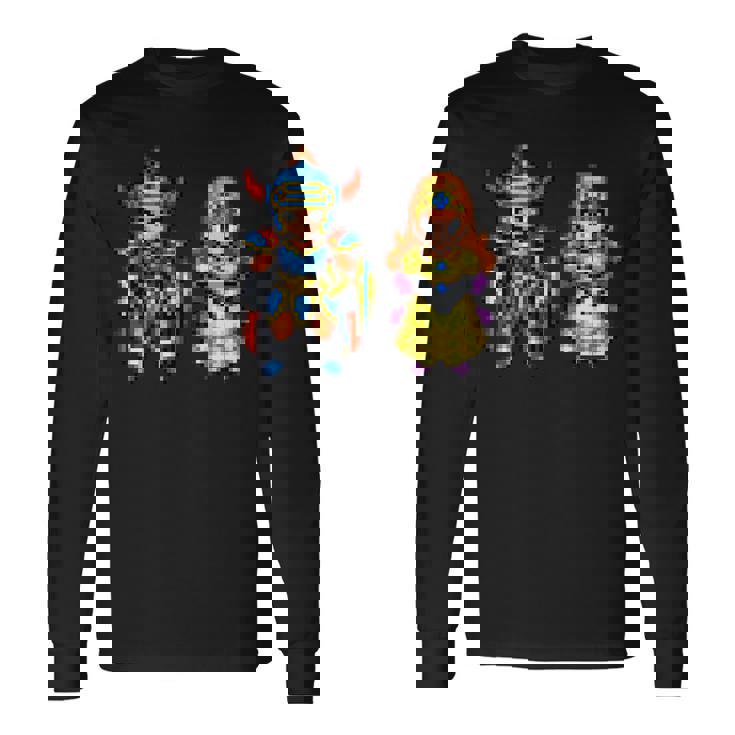 【公式】Hd-2D版『ドラゴンクエストi』キャラクタードット 長袖Tシャツ