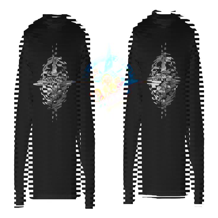 【公式】『Dragon Questii Reimagined』 羅針盤 長袖Tシャツ