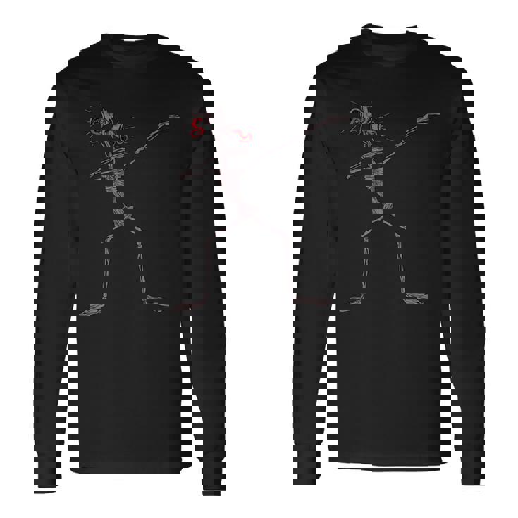 おもしろいダビングサイレンヘッド ハロウィン ミーム キッズギフト 長袖tシャツ 長袖Tシャツ