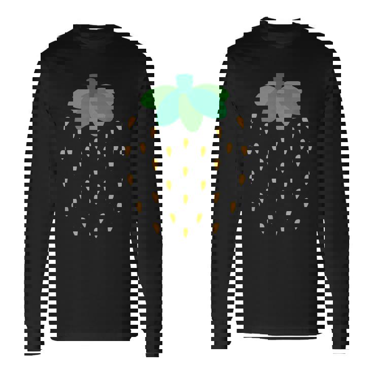 かわいい赤いイチゴ、イチゴ、フルーツ愛好家。 長袖Tシャツ