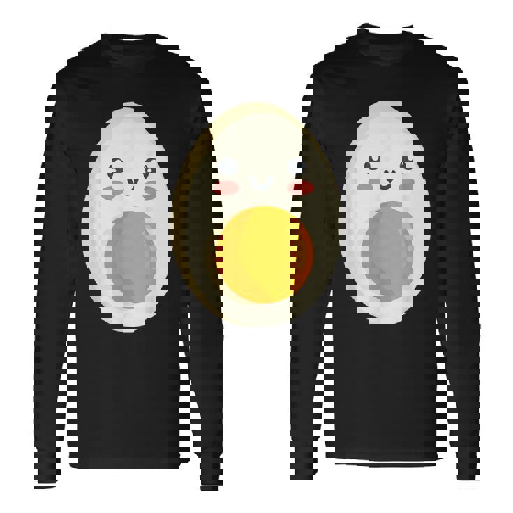 ゆで卵 朝食用卵 長袖Tシャツ