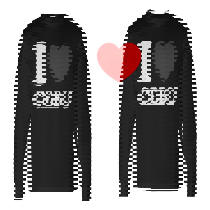 アイラブセブ、フィリピン、フィリピン 長袖Tシャツ