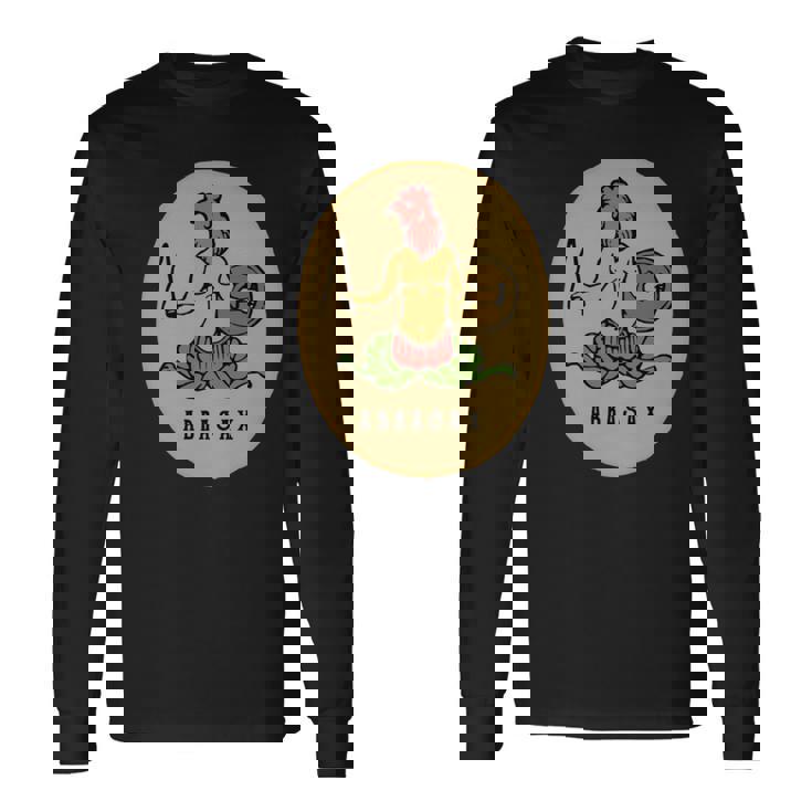 アブラシックス アブラクサス グノーシス神 テンプル騎士団 長袖tシャツ 長袖Tシャツ