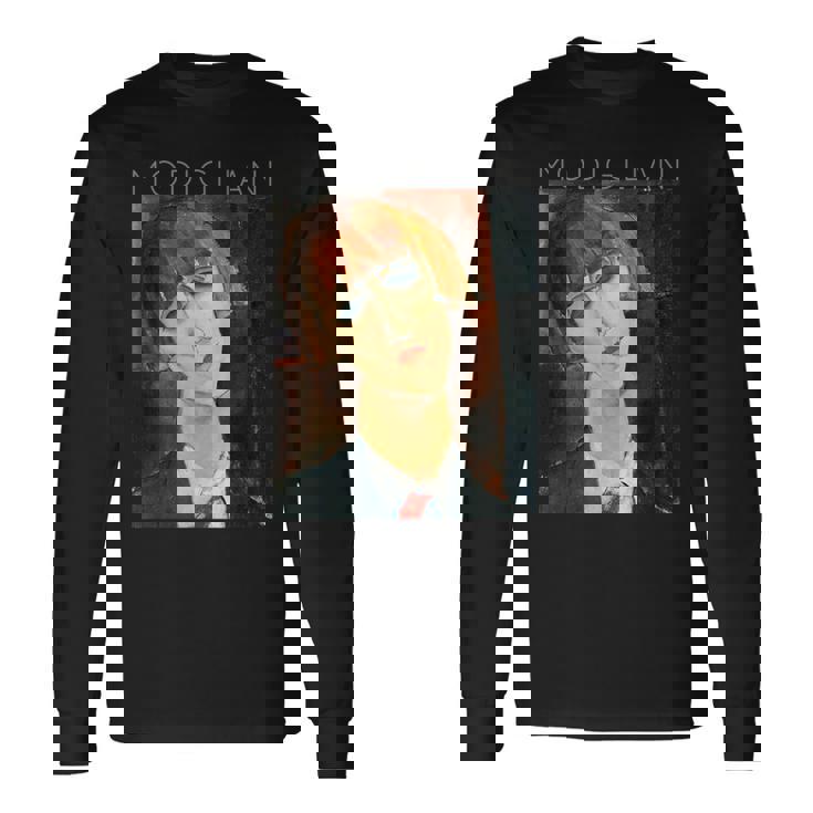 アメデオ・モディリアーニ・マダム・キスリング絵画のアイデア 長袖Tシャツ