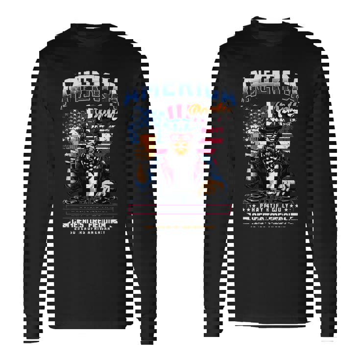 アメリカハッピー250 7月4日 独立記念日 長袖tシャツ 長袖Tシャツ