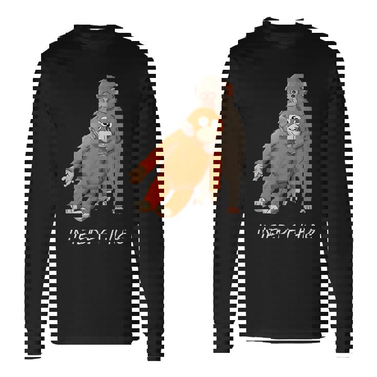 アローンベイビーモンキーパンチ 抱きしめたい可愛いデザイン 長袖Tシャツ