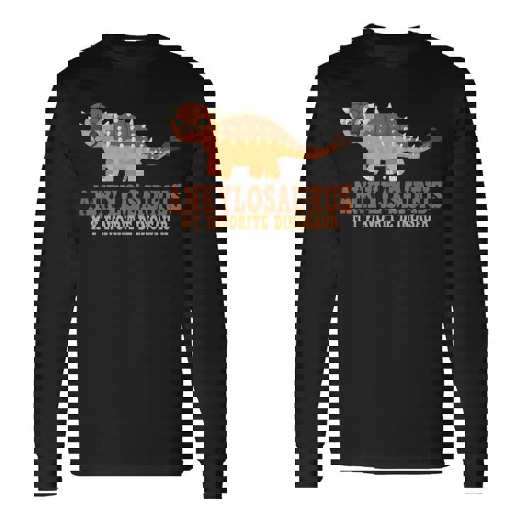 アンキロサウルス My Favorite 恐竜キッズアンキロサウルス 長袖Tシャツ