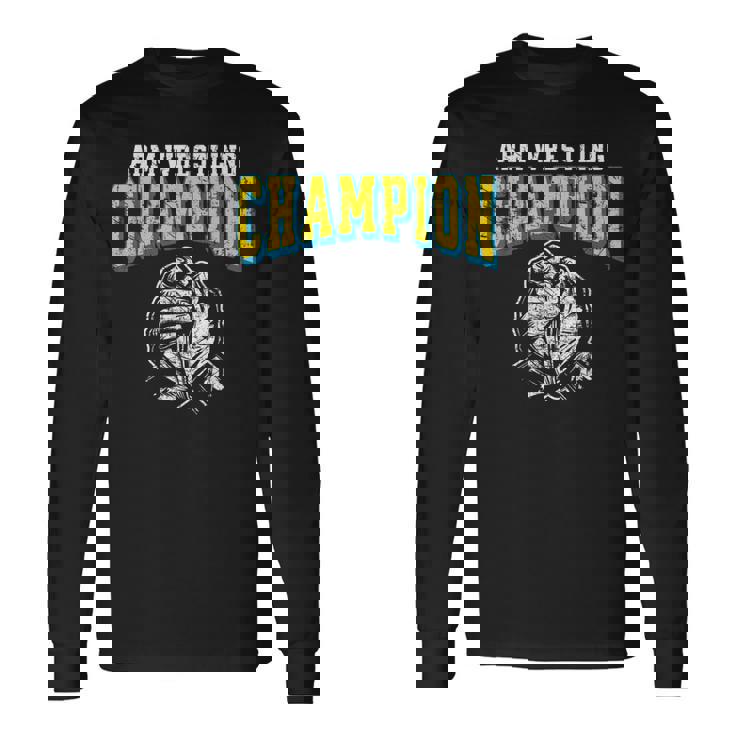アームレスリングチャンピオン アームレスリング 長袖Tシャツ