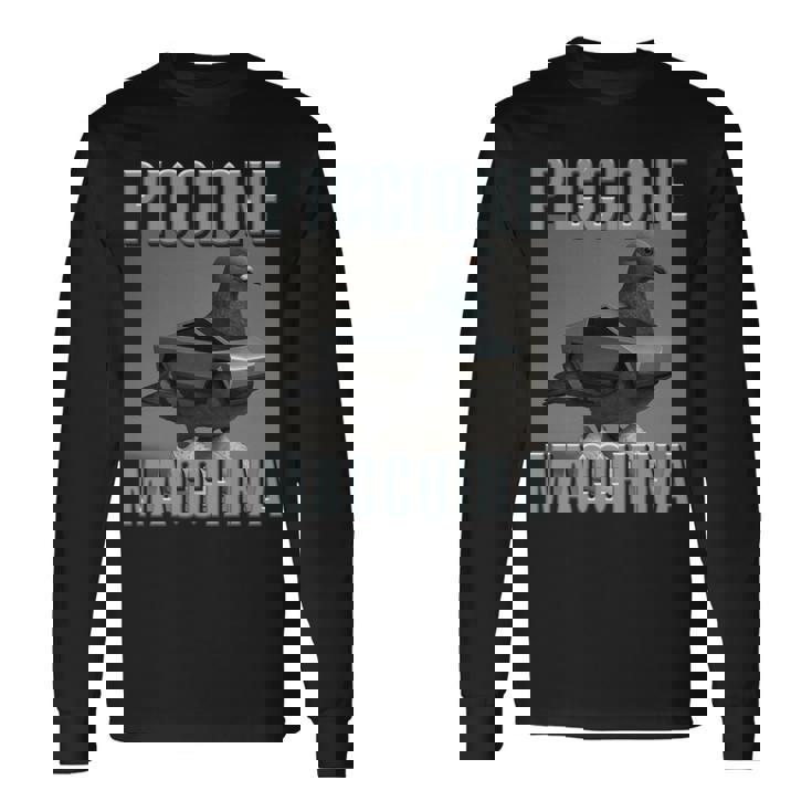 イタリア ブレイン キャラ ピッチョーネ マッキナ キッズ 男の子 ミーム 長袖tシャツ 長袖Tシャツ