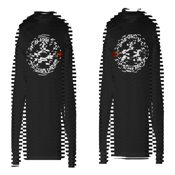 イタリアの空飛ぶ教会 スパゲッティモンスター Fsm 長袖Tシャツ