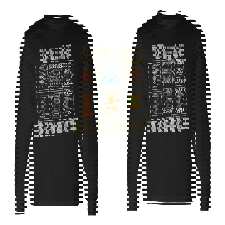 イタリアン・ブレインロット Italian Brainrot 長袖Tシャツ