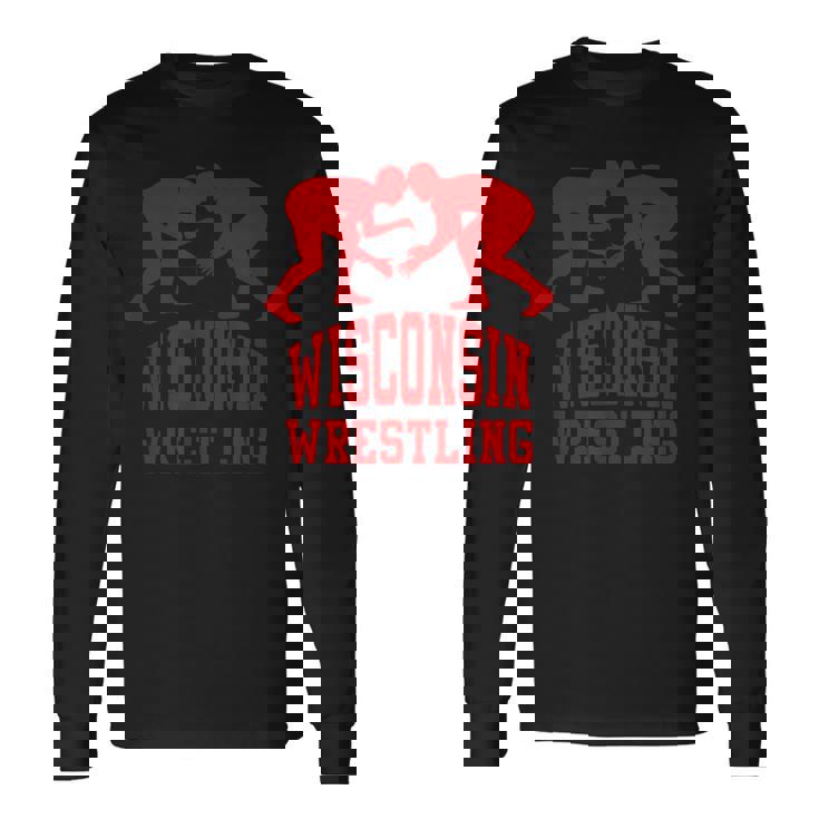 ウィスコンシン レスリング 長袖Tシャツ