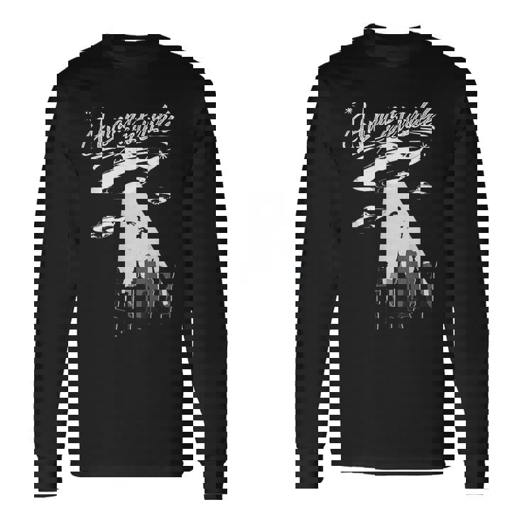 エイリアン誘拐 Ufo Humans Are Terrible 長袖Tシャツ