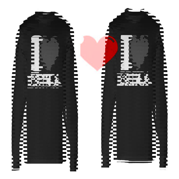 エリカが好き 長袖Tシャツ