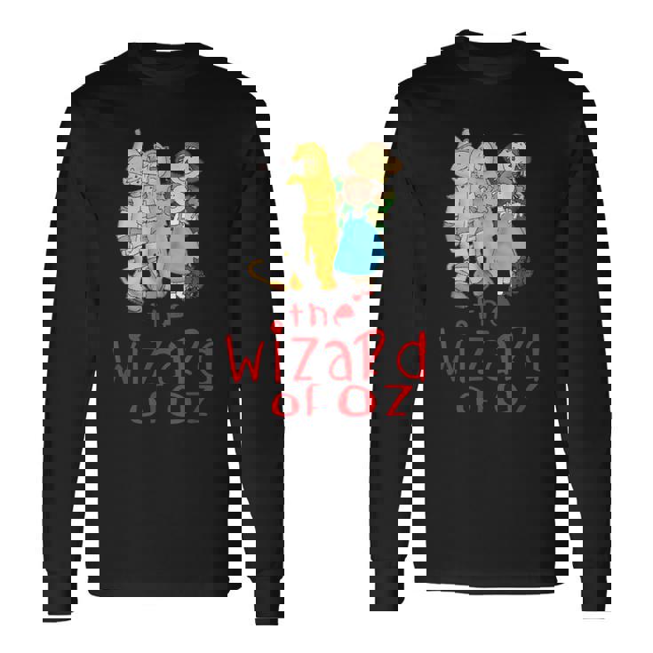 オズの魔法使い ヴィンテージ ファンタジー ドロシー ブリキの男 かかしライオン 長袖Tシャツ