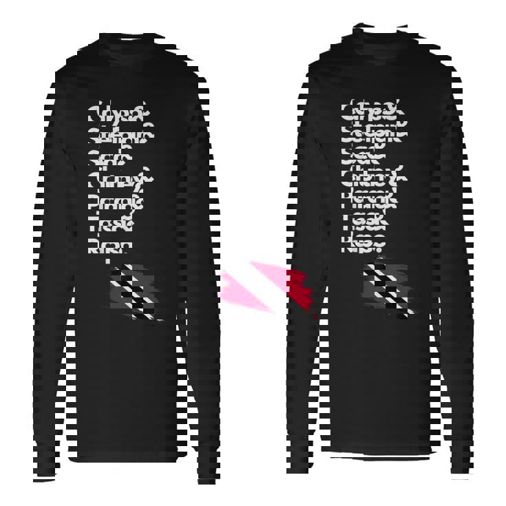 カリプソ スティールパン ソカ チャツネ パラン タッサ ラプソ トリニダード 長袖Tシャツ