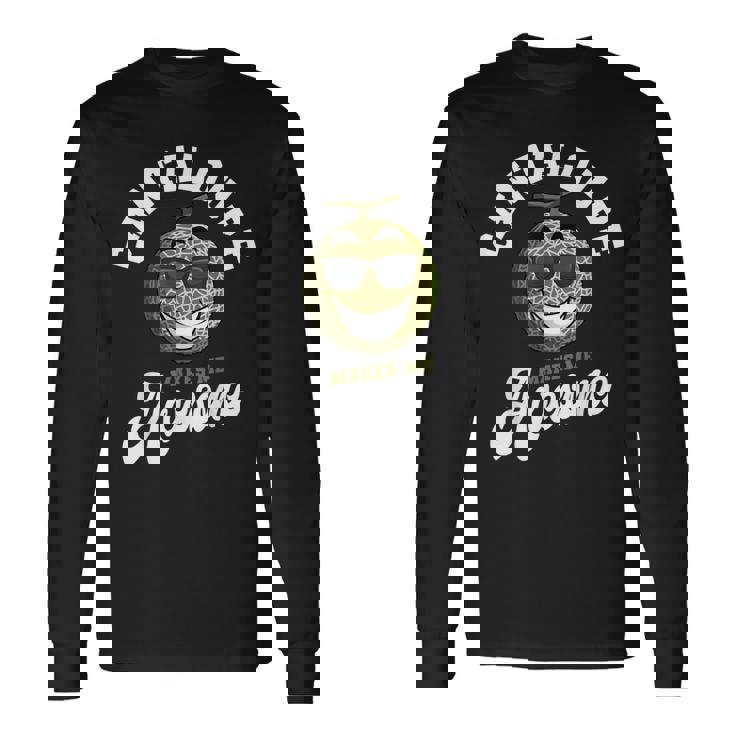 カンタロープ 素晴らしい農家 スイートメロン フルーツ愛好家 プランター 長袖Tシャツ