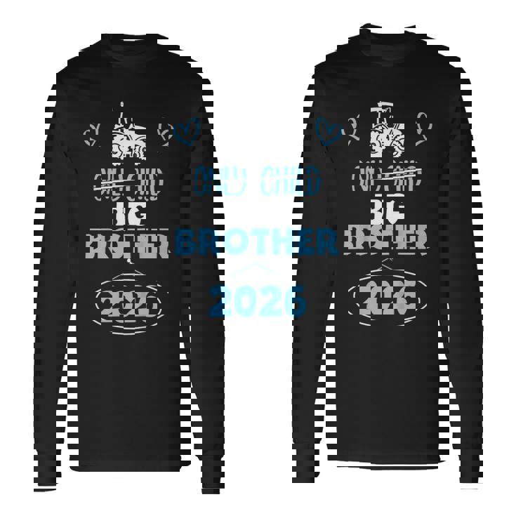 キッズ 一人っ子に取り消し線を引いたトラクター ビッグ ブラザー 2026 長袖Tシャツ