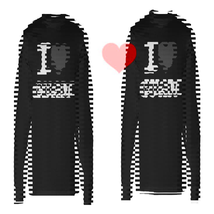 グアム I Love Guam 長袖Tシャツ
