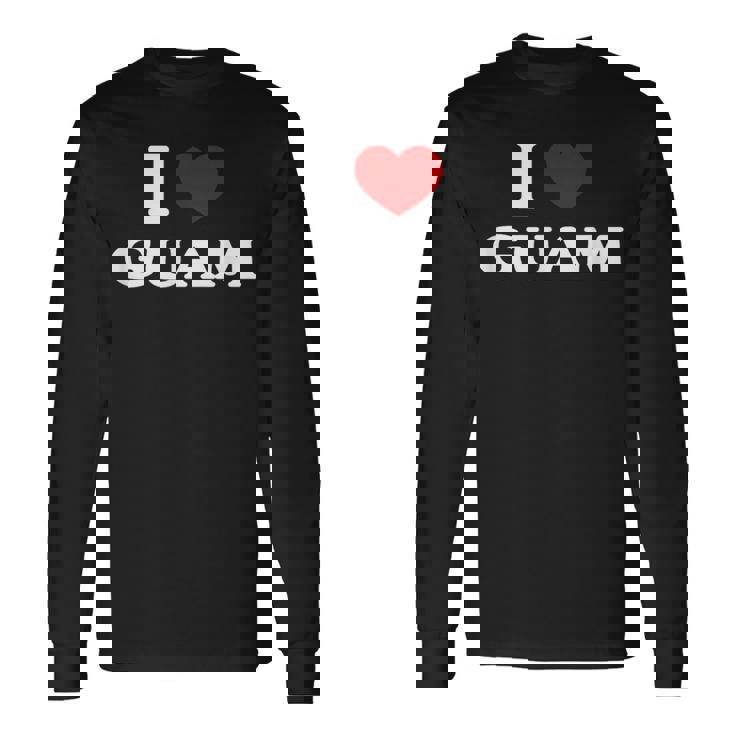 グアムアイハートグアムお土産i Love Guam 長袖Tシャツ