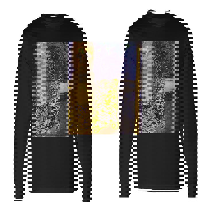 グスタフ・クリムト パラス・アテネ 2 アーティスト向け 長袖Tシャツ