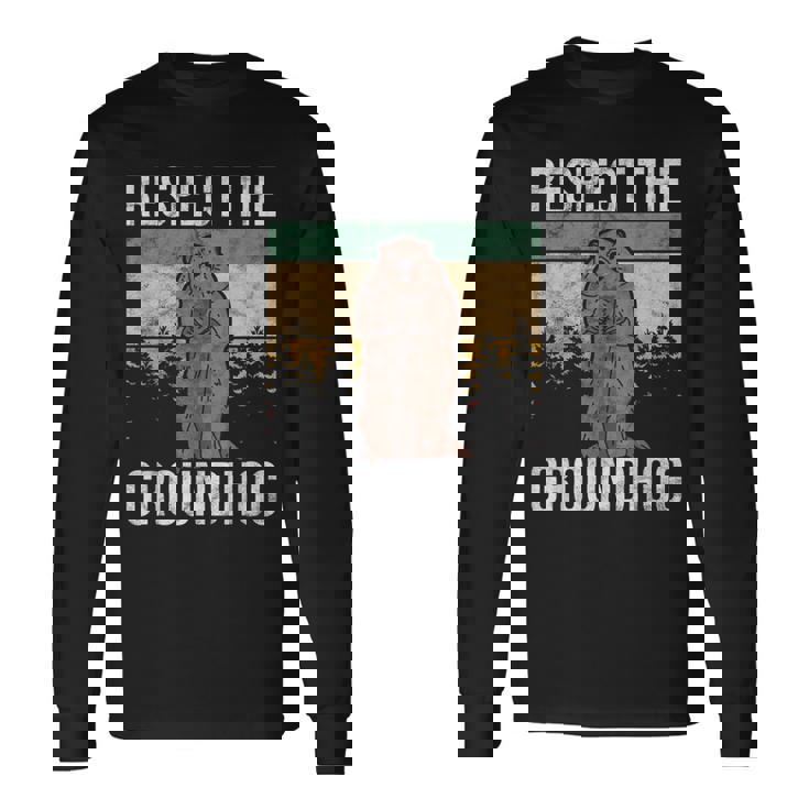 グラウンド・ホッグ Respect The Groundhog 長袖Tシャツ