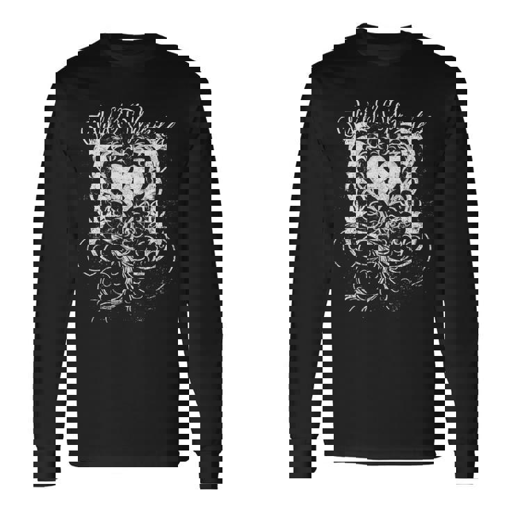 グランジ ゴス Y2k ヴィンテージ グラフィック ゴシック ダーク ロマンス エモ 悲しい 長袖tシャツ 長袖Tシャツ