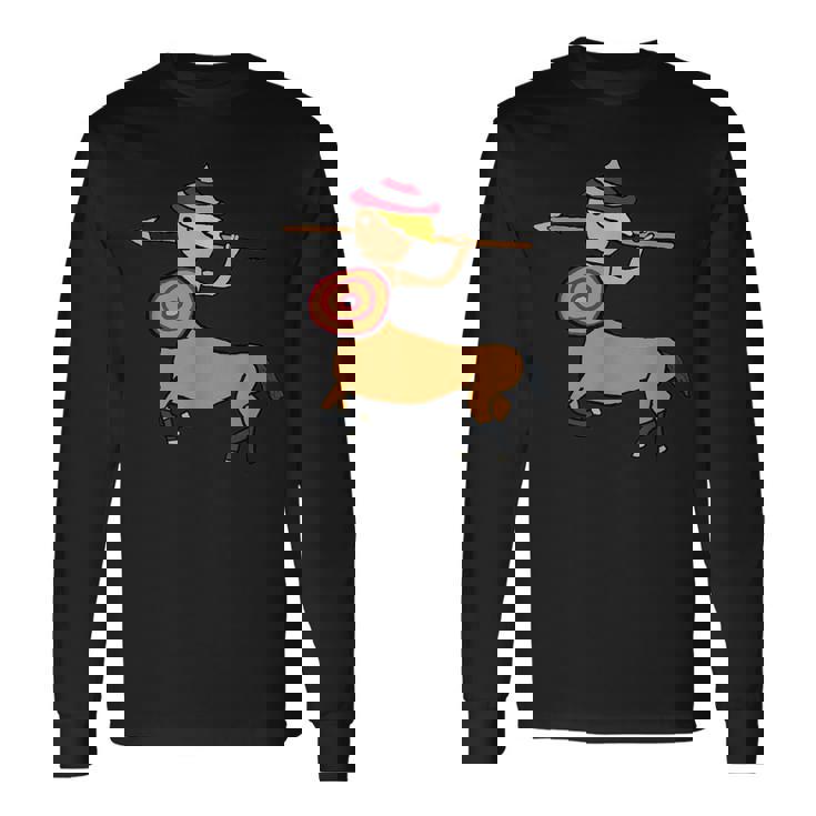 ケンタウロス射手座 長袖Tシャツ