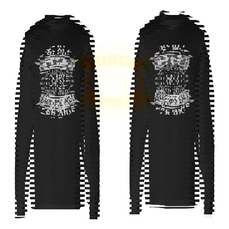 コーチ I トレーナー I 面白いフレーズ I コーチ 長袖Tシャツ