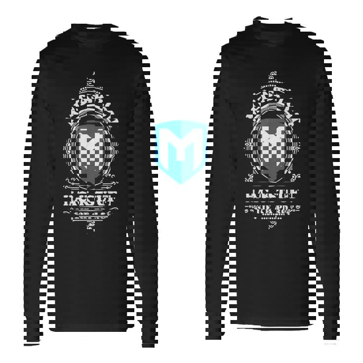 サイバーセキュリティ Metasploit プロのようなものをハック 長袖Tシャツ