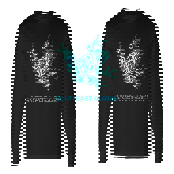 サウスイーストアラスカ フロッグ パシフィック Nw ネイティブ 長袖Tシャツ