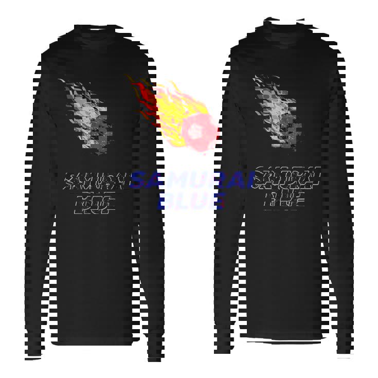 サムライブルーamurai Blue 日本サッカー代表 長袖Tシャツ