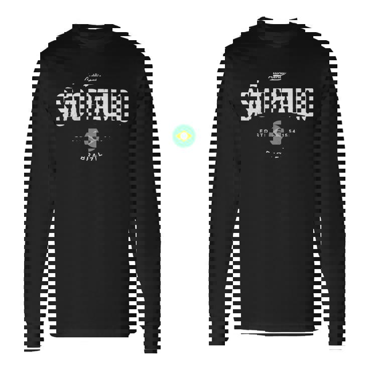 サンパウロ ブラジル ヴィンテージ サンパウロ ブラジル パウリスタ 長袖tシャツ 長袖Tシャツ
