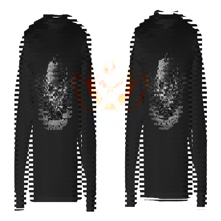 シナーヘビーメタルフライングv 長袖tシャツ 長袖Tシャツ