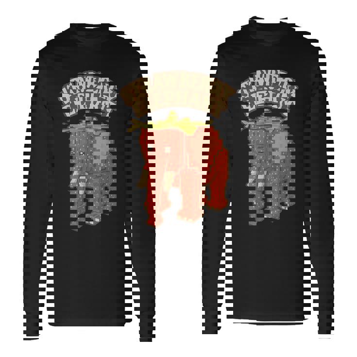 ストロベリーエレファント 面白い イタリアンブレインロットスラング ゲームミーム 長袖Tシャツ