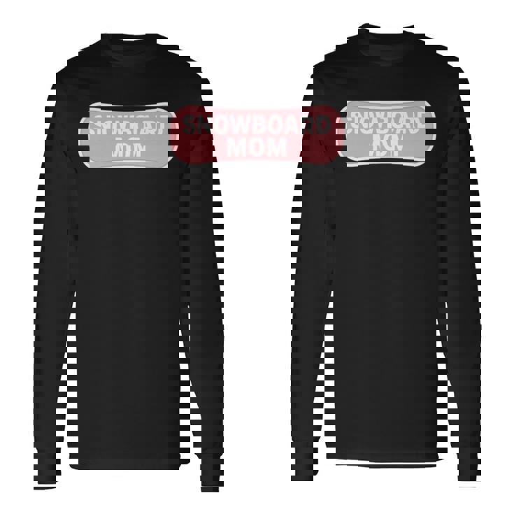 スノーボード ママ スノーボード 母の日 親 ママ ママ 長袖tシャツ 長袖Tシャツ